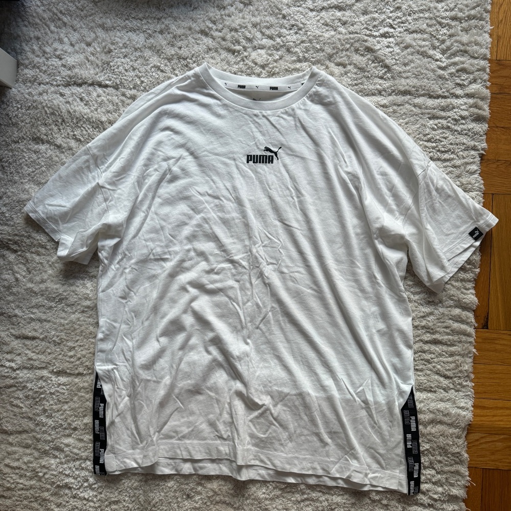 Puma White Athletic T-Shirt